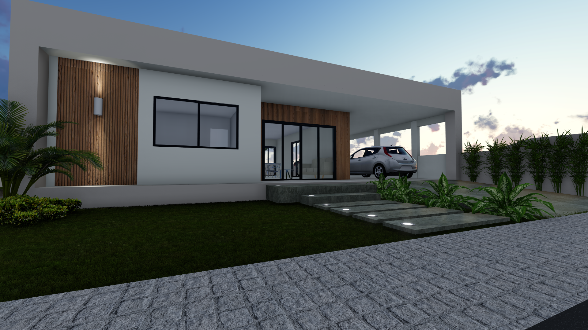 Obra residencial acompanhada pela equipe técnica da SEHA